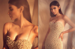 Mouni Roy rocks a pearl-encrusted bodycon dress, See pics